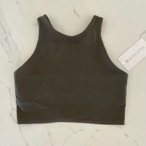 Athleta “Conscious Crop A-C” - arbor olive - size M - NWT
